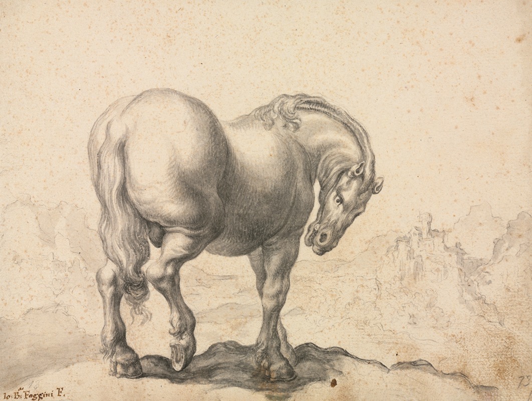 Giovanni Battista Foggini - Study of a Stallion