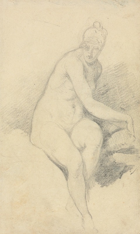 William Etty - Seated Nude
