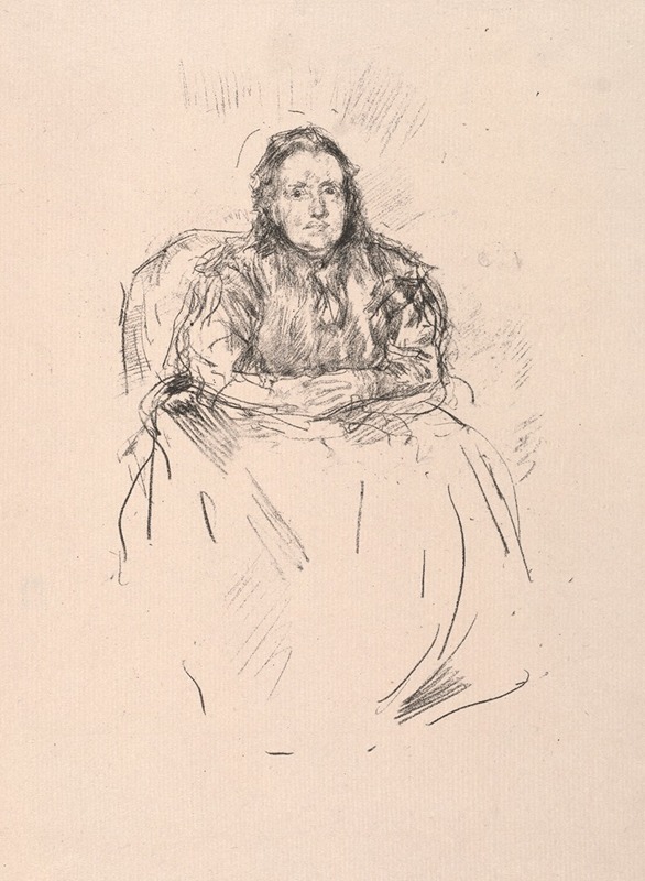 James Abbott McNeill Whistler - Portrait Study – Mrs. Phillip