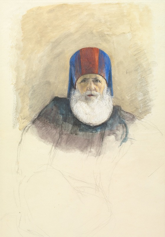 John Frederick Lewis - Study for Mehmet Ali Pasha