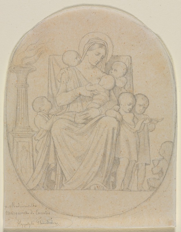 Jean-Hippolyte Flandrin - Saint Félicité and Her Seven Sons