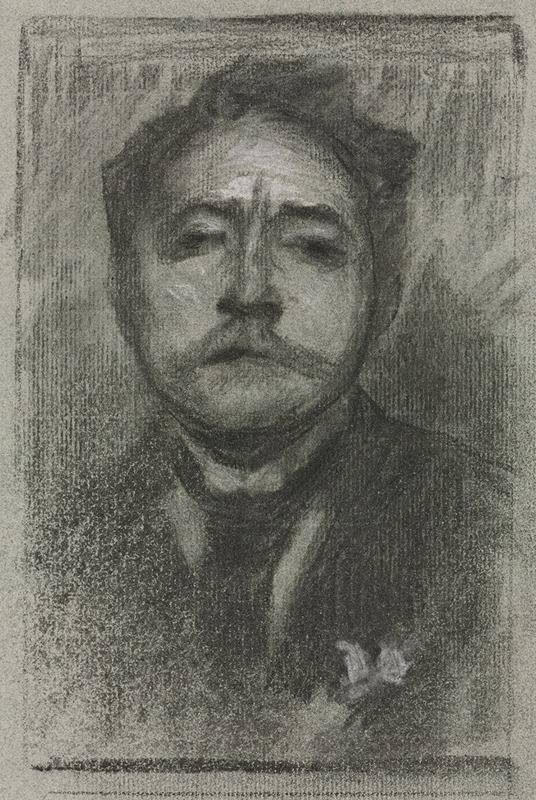 Eugène Carriere - Portrait of Jean Ajalbert
