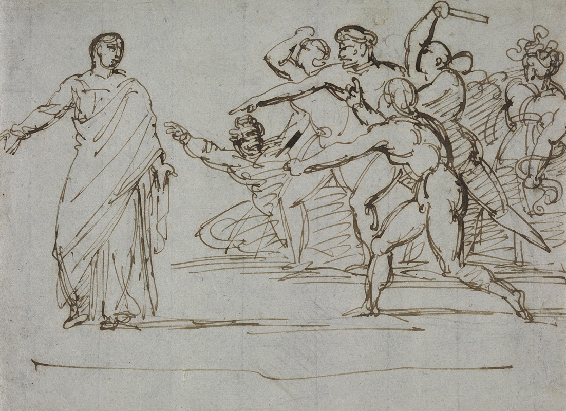 Théodore Géricault - Assassination of Tiberius