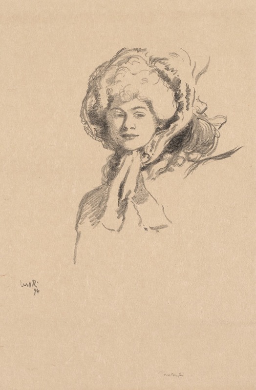 William Rothenstein - The Millamant or Bonnet and Powder