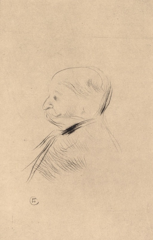 Henri de Toulouse-Lautrec - Portrait of a Man (Portrait d’un homme)