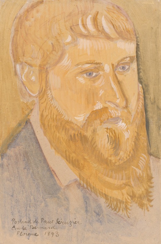 Emile Bernard - Portrait of Paul Sérusier