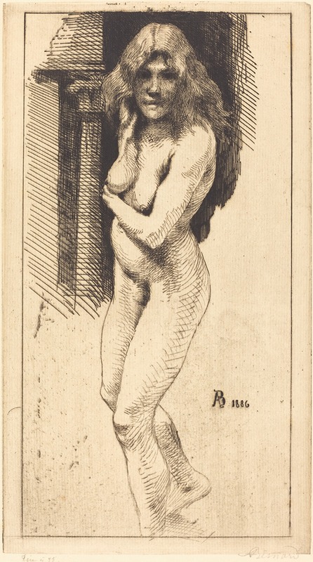 Albert Besnard - Carmen Standing in the Nude (Carmen nue debout)