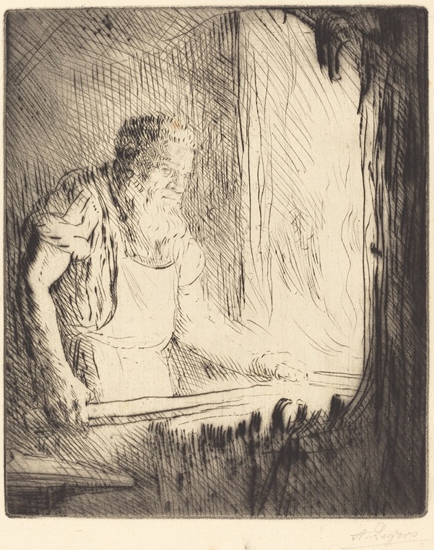 Alphonse Legros - Blacksmith (Le forgeron)