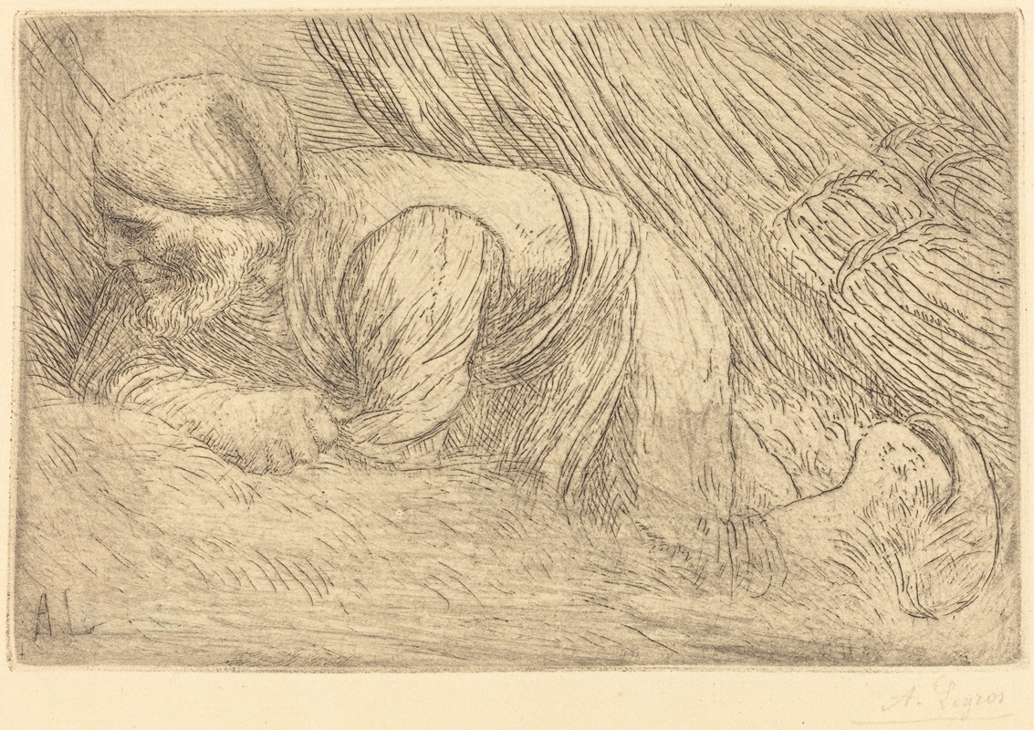 Alphonse Legros - Fagot-gatherer (Le fagotier)