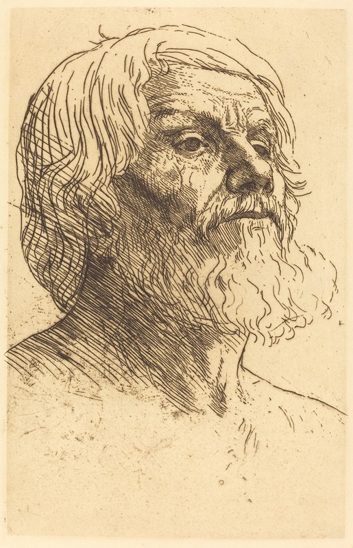 Alphonse Legros - Head of a Man (Tete d’homme) VI