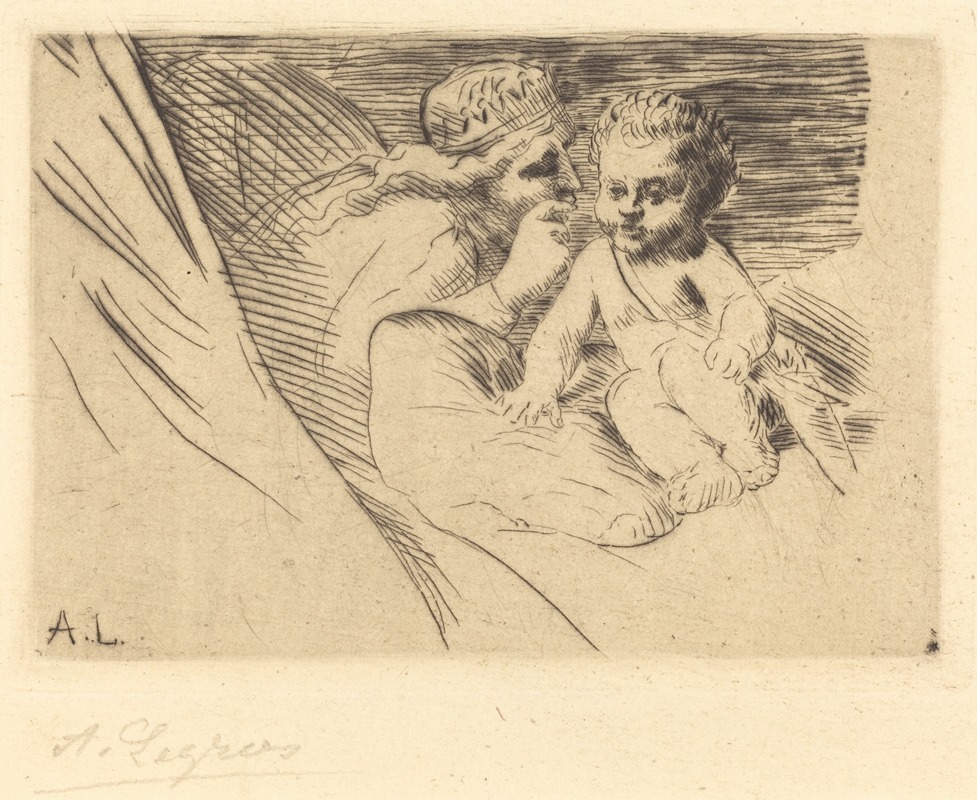 Alphonse Legros - Mab and Cupid (Mab et Cupidon)