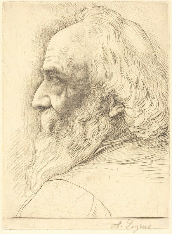 Alphonse Legros - Self-Portrait, 12th plate
