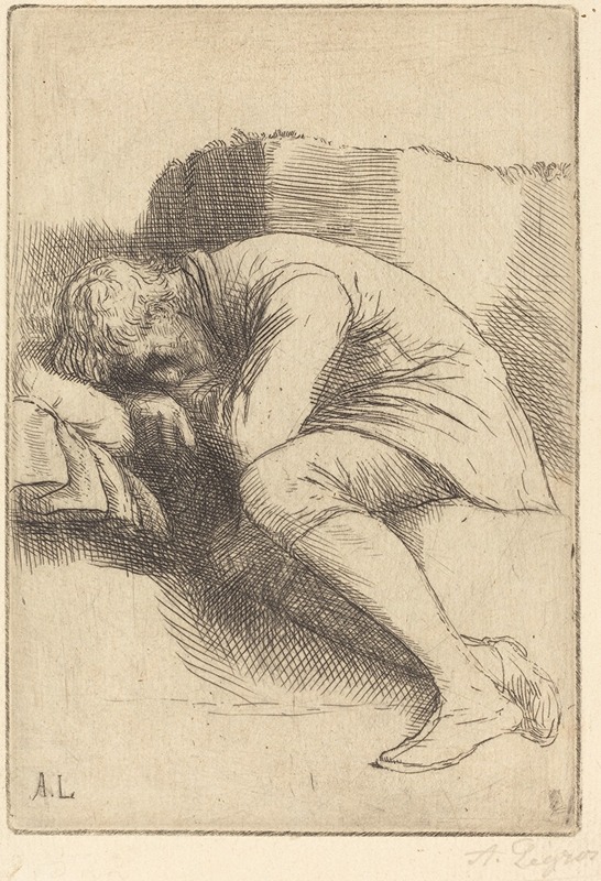 Alphonse Legros - Sleeper (Un dormeur)