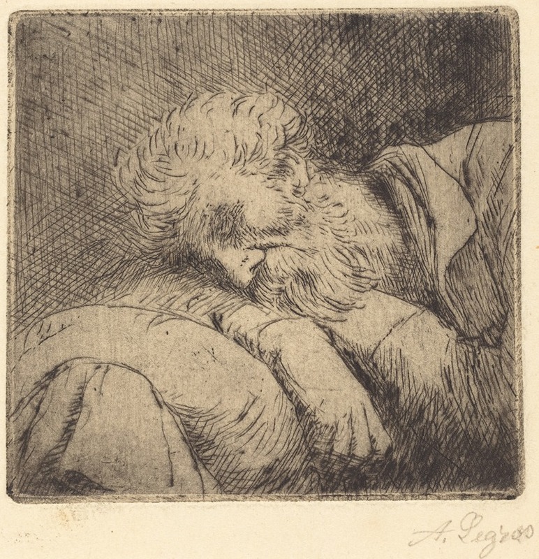 Alphonse Legros - Sleeping Beggar (Mendiant endormi)