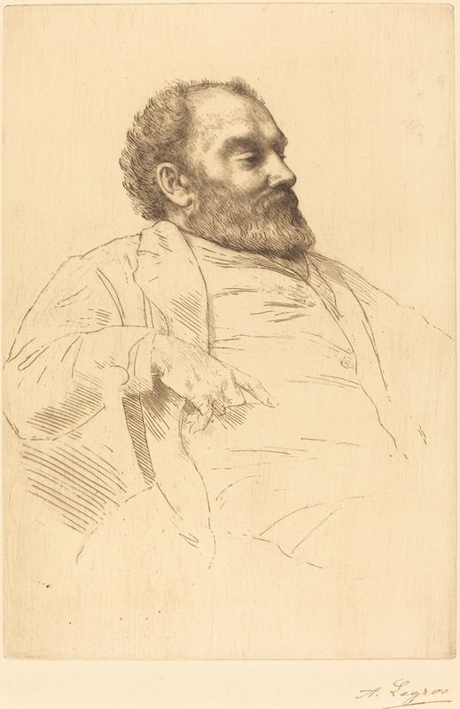 Alphonse Legros - Val Prinsep, R.A.