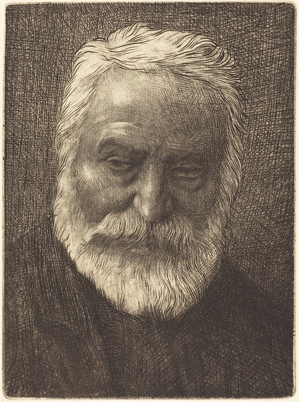Alphonse Legros - Victor Hugo, 2nd plate