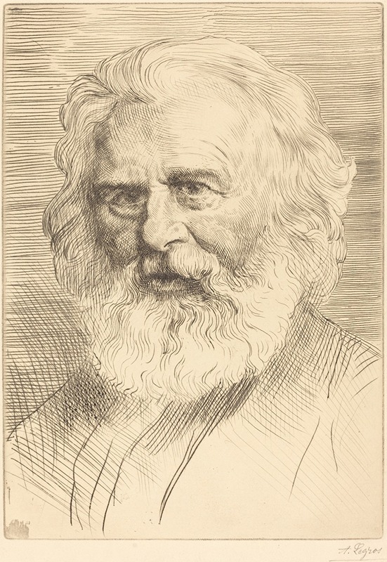 Alphonse Legros - W.H. Longfellow, 1st plate II
