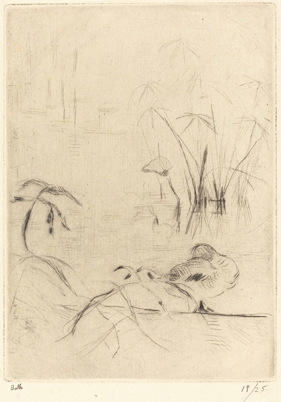 Berthe Morisot - Ducks at Rest on the Bank
