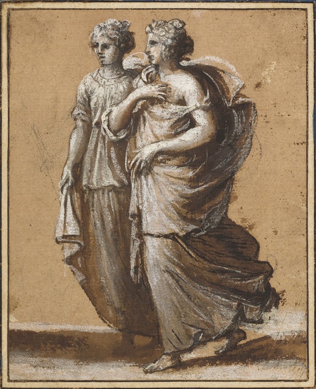 Claude Lorrain - Two Women in Classical Dress