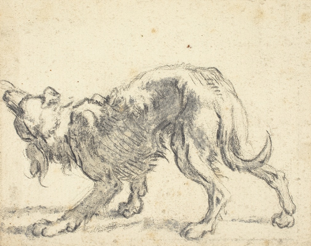 Cornelis Saftleven - A Dog