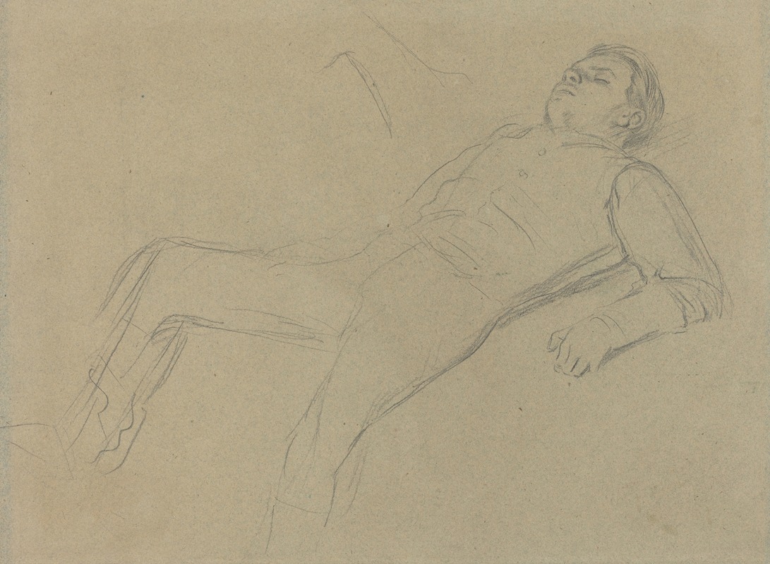 Edgar Degas - Fallen Jockey (study for ‘Scene from the Steeplechase – The Fallen Jockey’) II