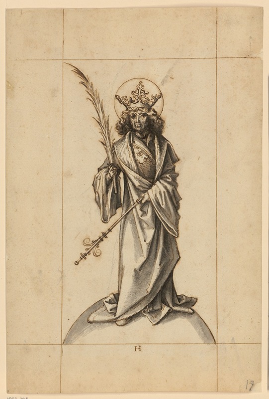 Hans Holbein The Elder - Ein hl. König (als Märtyrer)