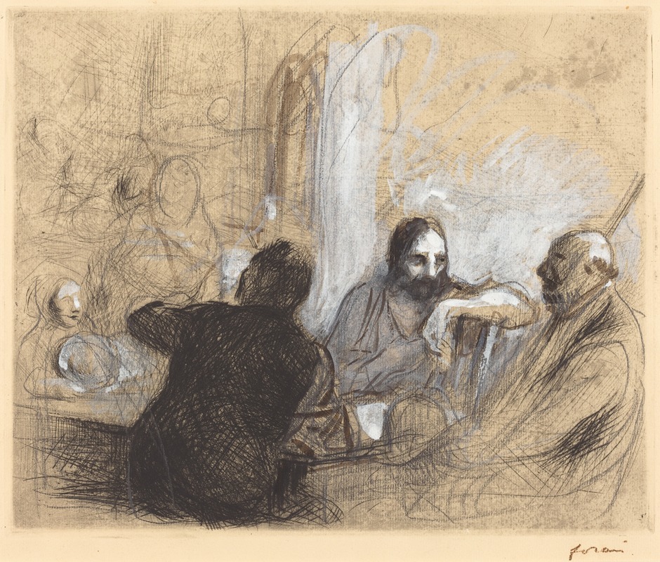 Jean-Louis Forain - Pilgrims at Emmaus