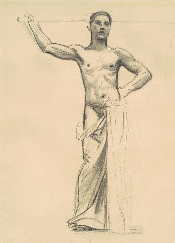 John Singer Sargent - Study of Apollo for ‘Apollo and the Muses’