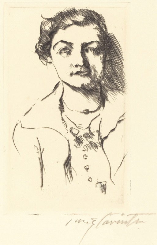 Lovis Corinth - Portrait of a Young Lady (Anneliese Halbe)