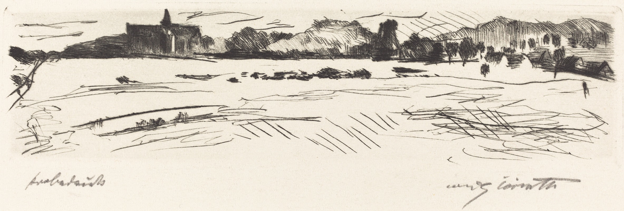 Lovis Corinth - Landscape with Dunes (Dünenlandschaft)