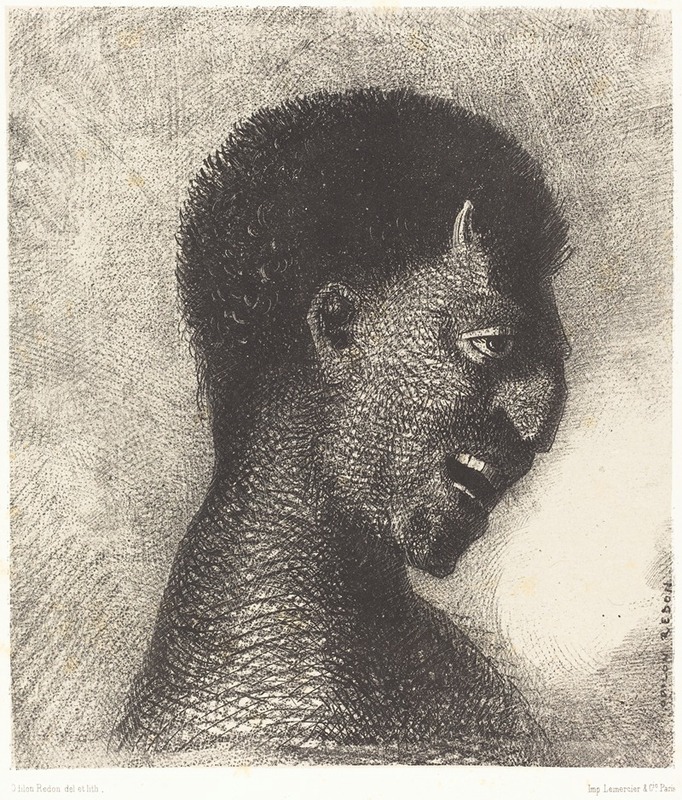 Odilon Redon - Le Satyre au cynique sourire (The Satyr with the cynical smile)