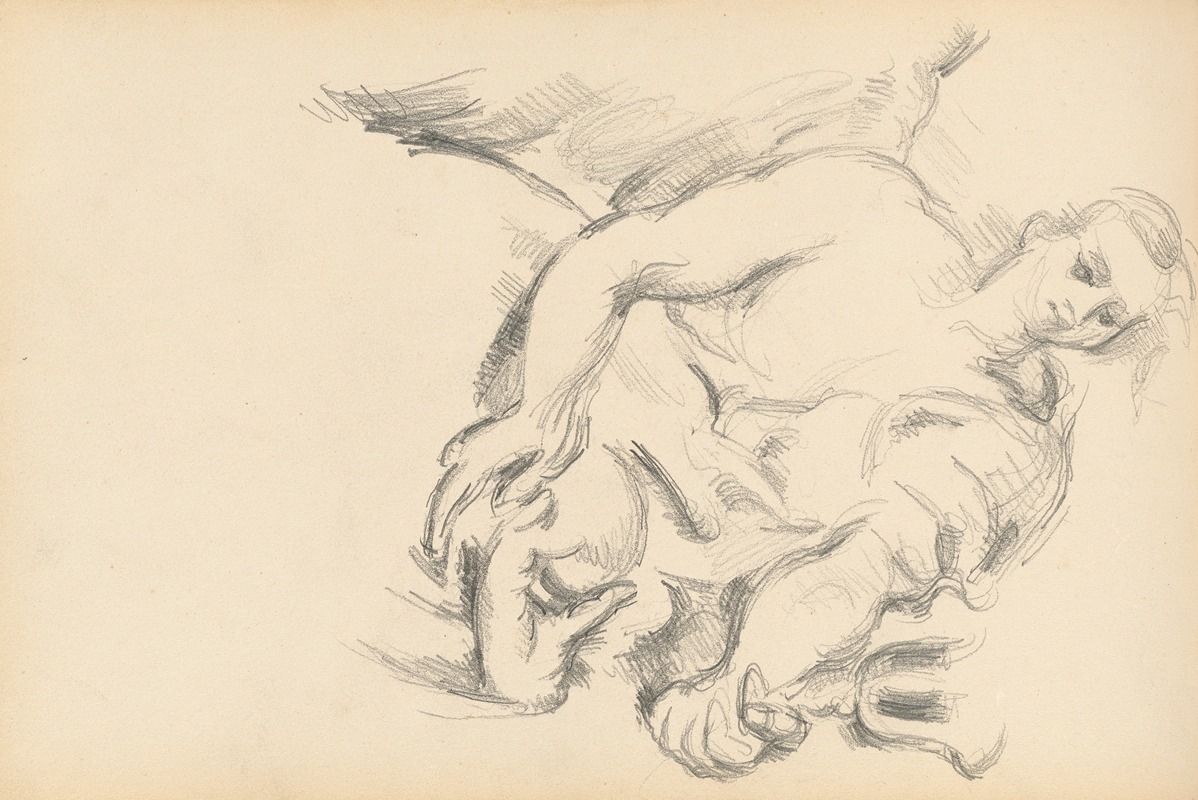Paul Cézanne - Study of an Angel in Rubens’ ‘The Prophet Elijah’