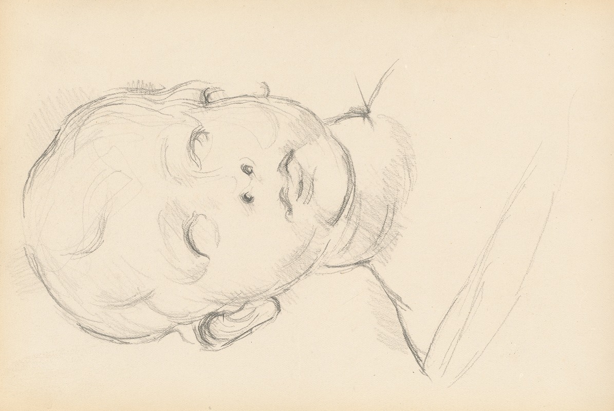 Paul Cézanne - Study of Desiderio da Settignano’s ‘Bust of a Child’