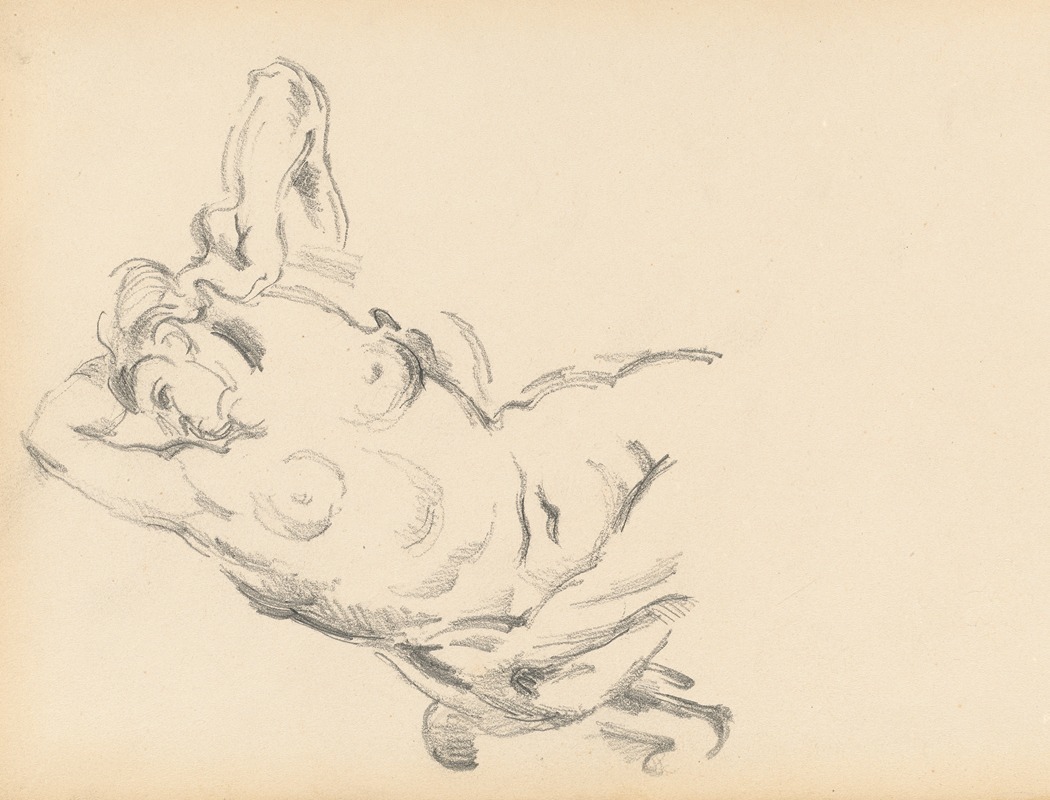 Paul Cézanne - Study of the Allegorical Figure Bellona in Rubens’ ‘The Apotheosis of Henri IV’ II