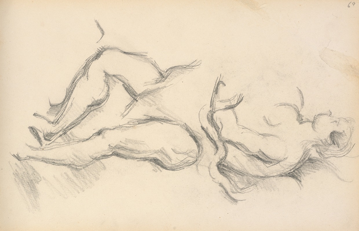 Paul Cézanne - Study of the Allegorical Figure of the Genius of Health from Rubens’ ‘The Birth of Louis XIII at Fontainbleau’