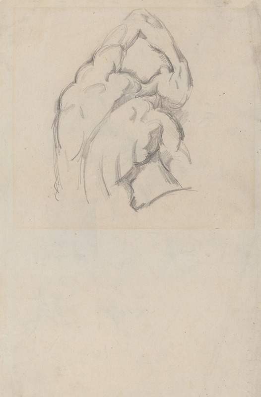 Paul Cézanne - Study of the ‘Ecorché’ (recto)