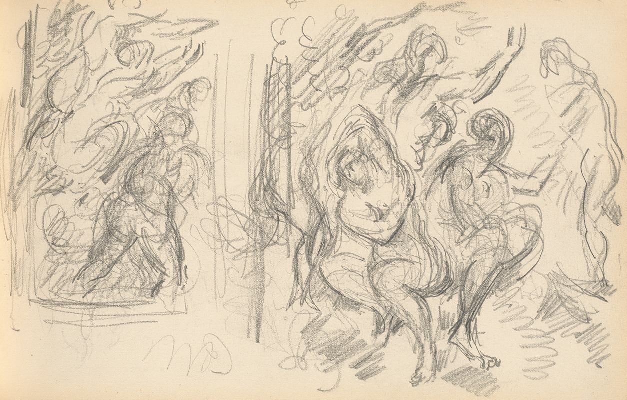 Paul Cézanne - Two Studies for ‘The Judgement of Paris’ or ‘The Amorous Shepherd’