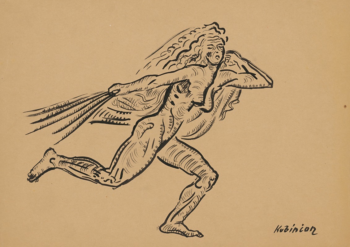 Arnold Peter Weisz-Kubínčan - Female figure (Wind)