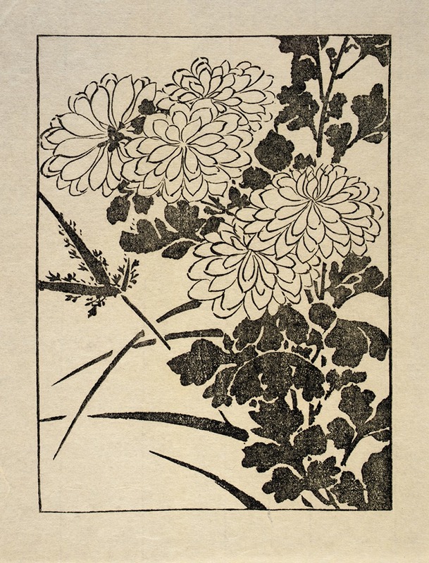 Arthur Wesley Dow - Ipswich Prints; Chrysanthemum