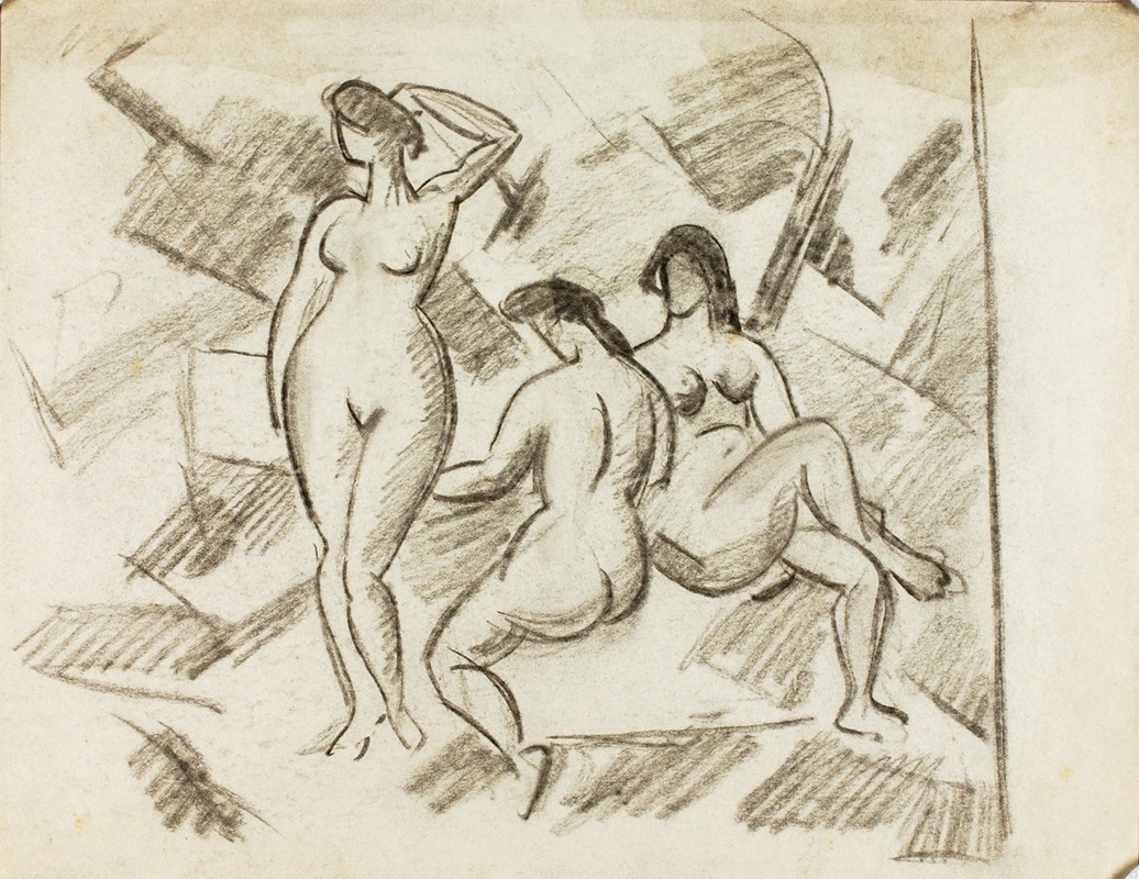 Carl Newman - Group of Three Female Nudes 2