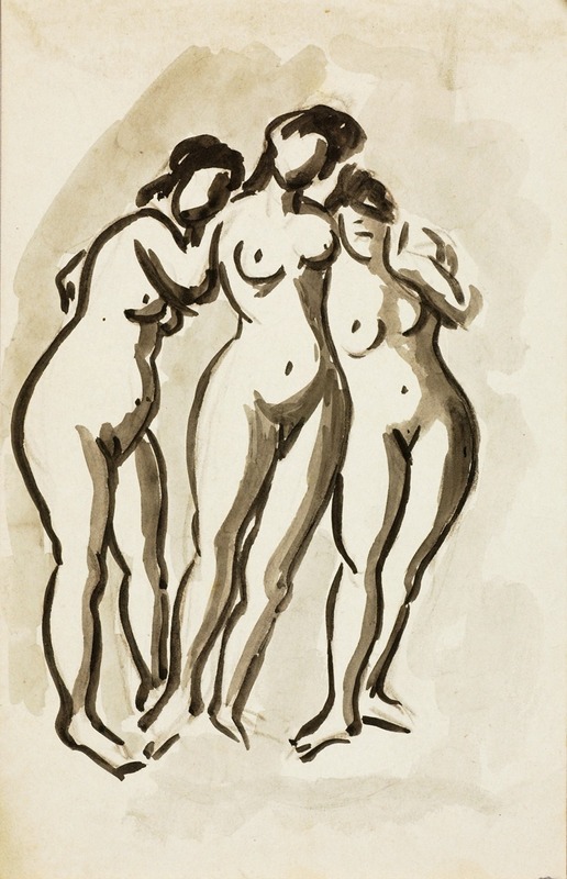 Carl Newman - Group of Three Female Nudes I