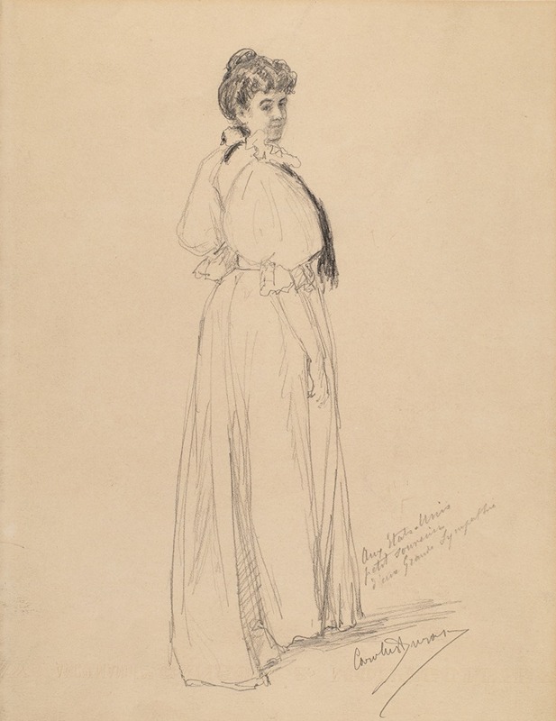 Carolus-Duran - Sketch of a Lady