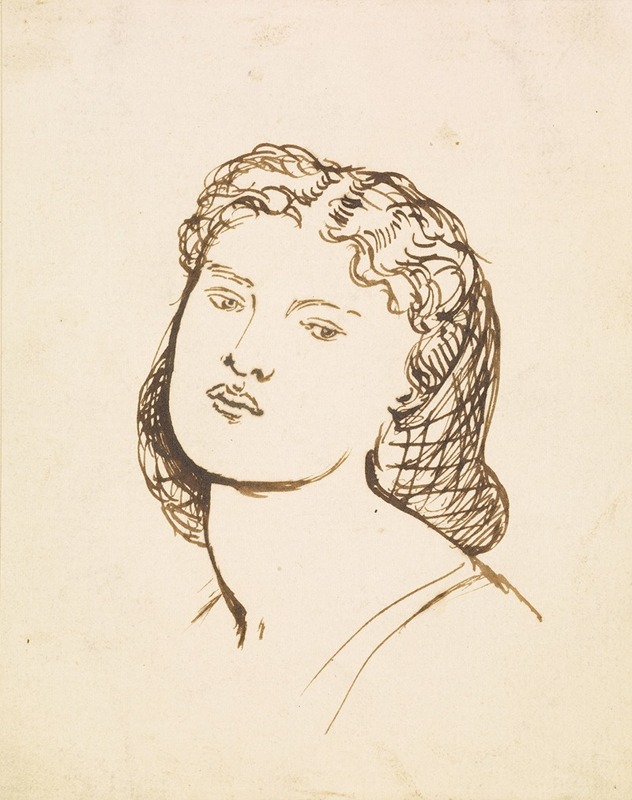 Dante Gabriel Rossetti - Portrait of Fanny Cornforth