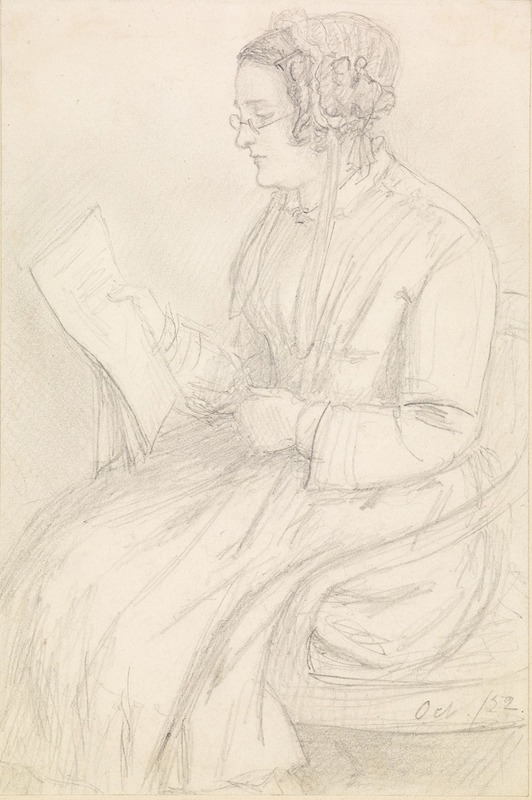 Dante Gabriel Rossetti - Portrait of Frances Rossetti, the Artist’s Mother