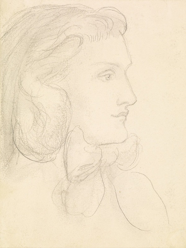 Dante Gabriel Rossetti - Portrait of Mrs Beyer