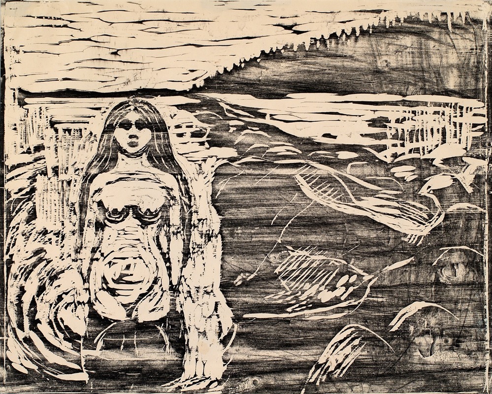 Edvard Munch - Girl Bathing