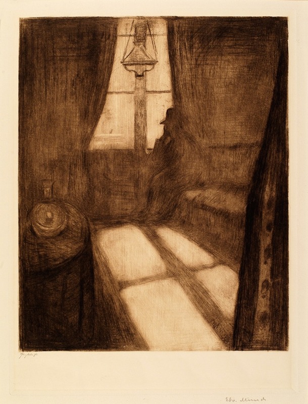 Edvard Munch - Moonlight (Moonlight. Night in St. Cloud)