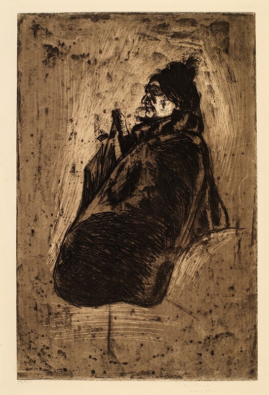 Edvard Munch - Old Woman