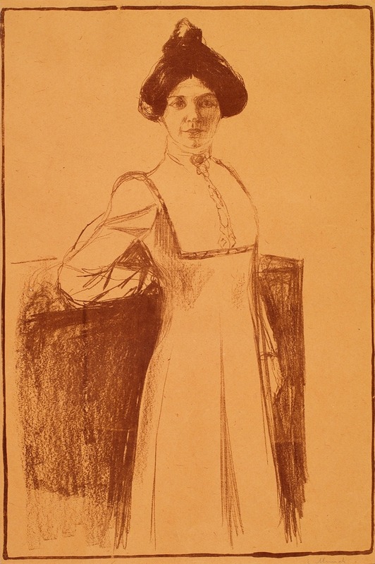 Edvard Munch - Portrait of Märta Sandal
