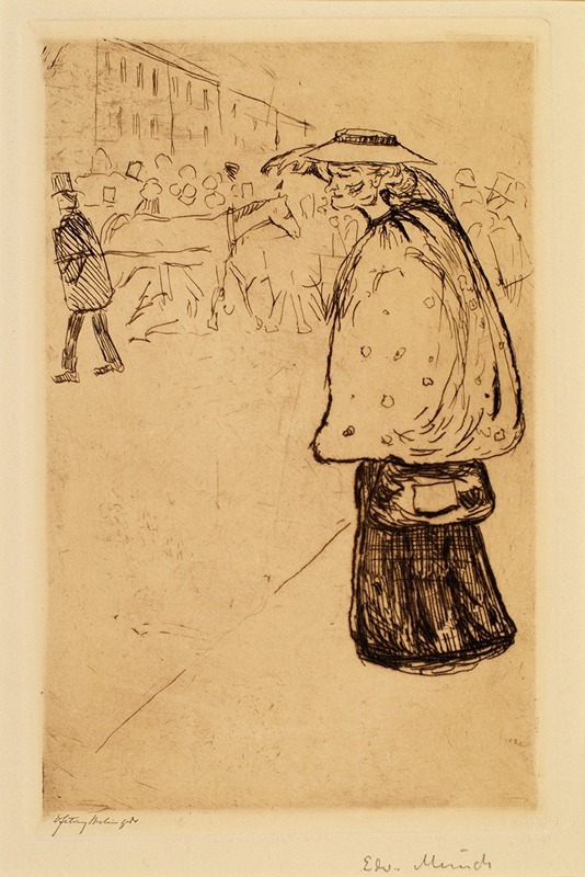 Edvard Munch - Street Character (The Sailor’s Bride)